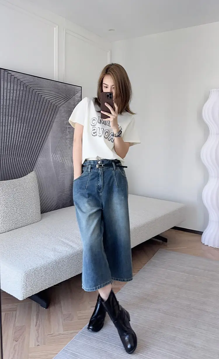 Black Western Punk Mid Calf Shoes For Woman Women's Boots Half High Round Toe Quality On Offer Comfortable Goth Footwear Black Western Punk Mid Calf Shoes For Woman Women's Boots Half High Round Toe Quality On Offer Comfortable Goth Footwear