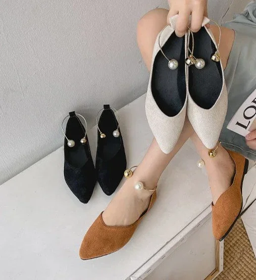 Woman Flats Solid Color Large Size Pointed Toe Elegant Party On Promotion 2025 Summer Spring Stylish Shoe Y2k 39 Shoes for Women Woman Flats Solid Color Large Size Pointed Toe Elegant Party On Promotion 2025 Summer Spring Stylish Shoe Y2k 39 Shoes for Women