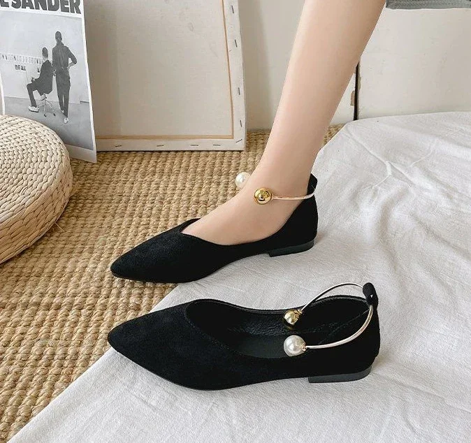 Woman Flats Solid Color Large Size Pointed Toe Elegant Party On Promotion 2025 Summer Spring Stylish Shoe Y2k 39 Shoes for Women Woman Flats Solid Color Large Size Pointed Toe Elegant Party On Promotion 2025 Summer Spring Stylish Shoe Y2k 39 Shoes for Women