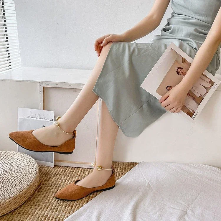 Woman Flats Solid Color Large Size Pointed Toe Elegant Party On Promotion 2025 Summer Spring Stylish Shoe Y2k 39 Shoes for Women Woman Flats Solid Color Large Size Pointed Toe Elegant Party On Promotion 2025 Summer Spring Stylish Shoe Y2k 39 Shoes for Women