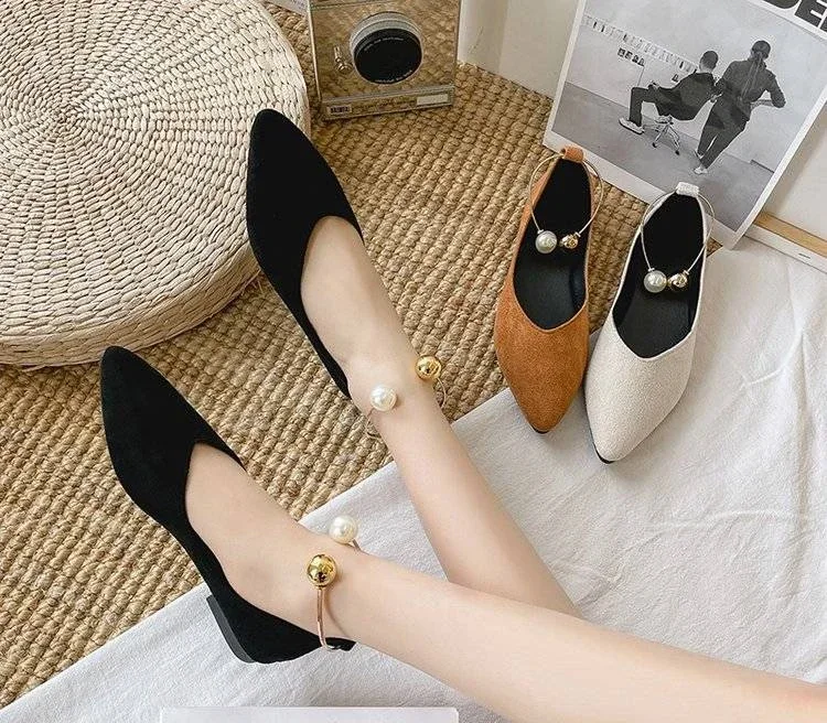 Woman Flats Solid Color Large Size Pointed Toe Elegant Party On Promotion 2025 Summer Spring Stylish Shoe Y2k 39 Shoes for Women Woman Flats Solid Color Large Size Pointed Toe Elegant Party On Promotion 2025 Summer Spring Stylish Shoe Y2k 39 Shoes for Women