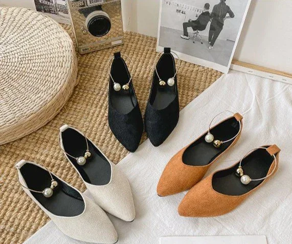 Woman Flats Solid Color Large Size Pointed Toe Elegant Party On Promotion 2025 Summer Spring Stylish Shoe Y2k 39 Shoes for Women Woman Flats Solid Color Large Size Pointed Toe Elegant Party On Promotion 2025 Summer Spring Stylish Shoe Y2k 39 Shoes for Women