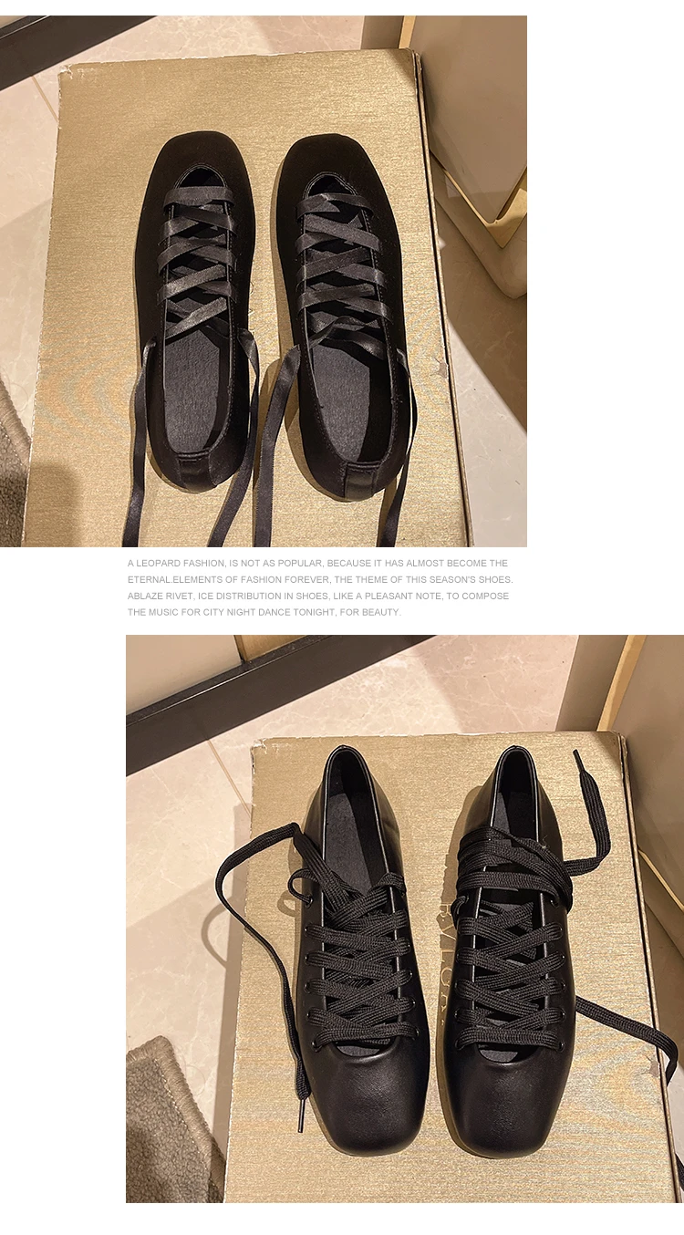 Shoes Woman 2025 Ballet Flats Square Toe Female Footwear New Big Size Retro Ballerinas Dress Mary Janes Ballerinas Woman Shoes Woman 2025 Ballet Flats Square Toe Female Footwear New Big Size Retro Ballerinas Dress Mary Janes Ballerinas Woman