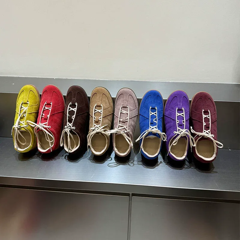 Women's Shoes Retro Fashion Flat Heel All Match Casual Trainers Solid Tennis Female Sneakers Runway Sport Shoes Women's Shoes Retro Fashion Flat Heel All Match Casual Trainers Solid Tennis Female Sneakers Runway Sport Shoes