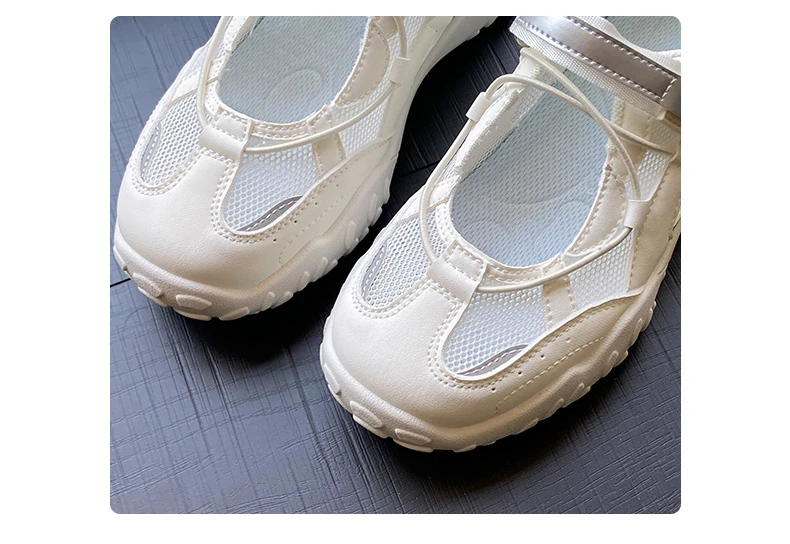 Mary Jane Sports Sandals Women's Summer Soft Bot Anti-Slip 2025 New Hollow out Breathable Thi Heel Magic Tape Mary Jane Sports Sandals Women's Summer Soft Bot Anti-Slip 2025 New Hollow out Breathable Thi Heel Magic Tape