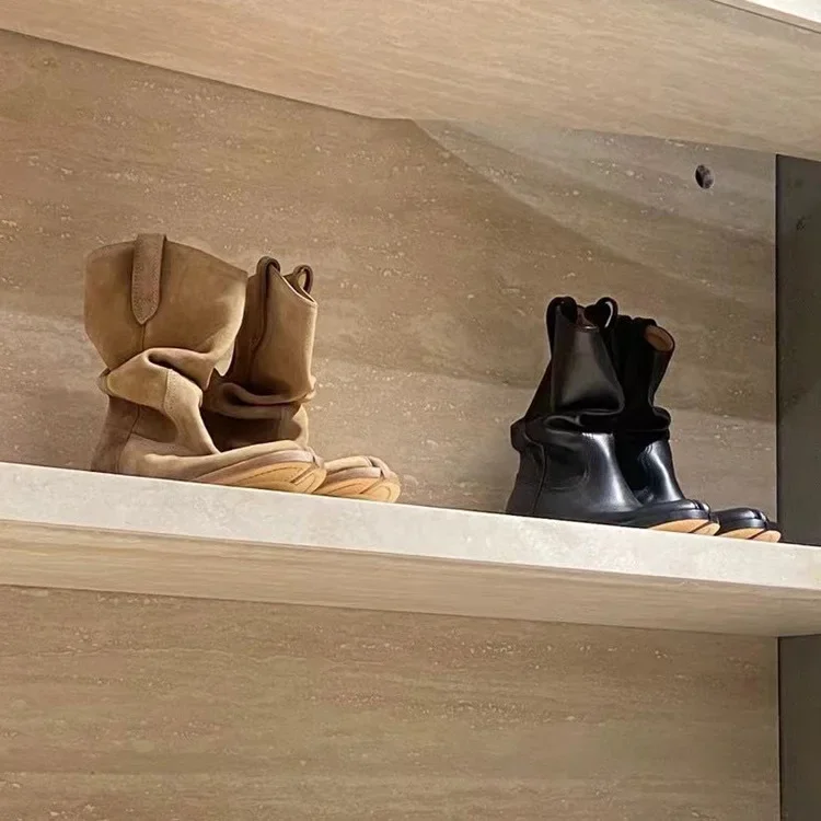 2025 Brand Design Tabi Boots Split Toe Chunky High Heel Women Boots Leather Zapatos Mujer Fashion Autumn Women Shoes Botas Mujer 2025 Brand Design Tabi Boots Split Toe Chunky High Heel Women Boots Leather Zapatos Mujer Fashion Autumn Women Shoes Botas Mujer