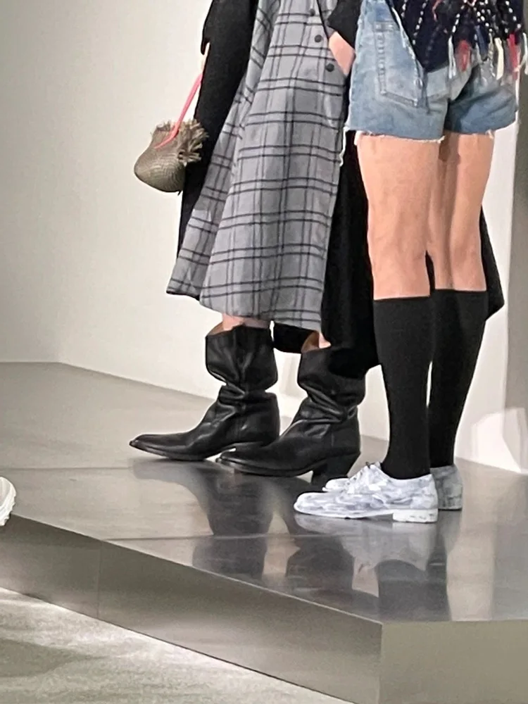 2025 Brand Design Tabi Boots Split Toe Chunky High Heel Women Boots Leather Zapatos Mujer Fashion Autumn Women Shoes Botas Mujer 2025 Brand Design Tabi Boots Split Toe Chunky High Heel Women Boots Leather Zapatos Mujer Fashion Autumn Women Shoes Botas Mujer