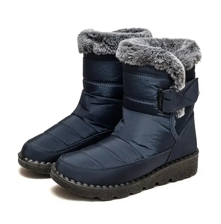 Boots Women Snow Plush Shoes Woman Platform Women's Boots Flat Keep Warm Women Shoes Casual Plus Size Winter Boots