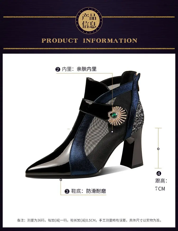 New Black High Heels Pointed Pumps Shoes Heel Sandal for Women Sexy Luxury Female Shoes Breathable Summer Heels Footwear