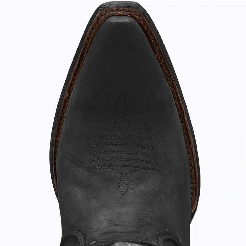 2025 Women's Retro Embroidery Western Cowboy Long Boots Fashion Lace-up Chunky Heels Zip Pointed Toe Knee Riding Boots 35-43Size