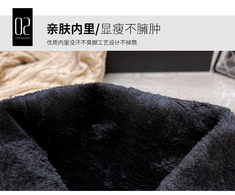 2023 New Winter Women's Knee-High Riding Equestrian Boots Leather Platform Shoes Woman Long Boots Office Lady Footwear Botas