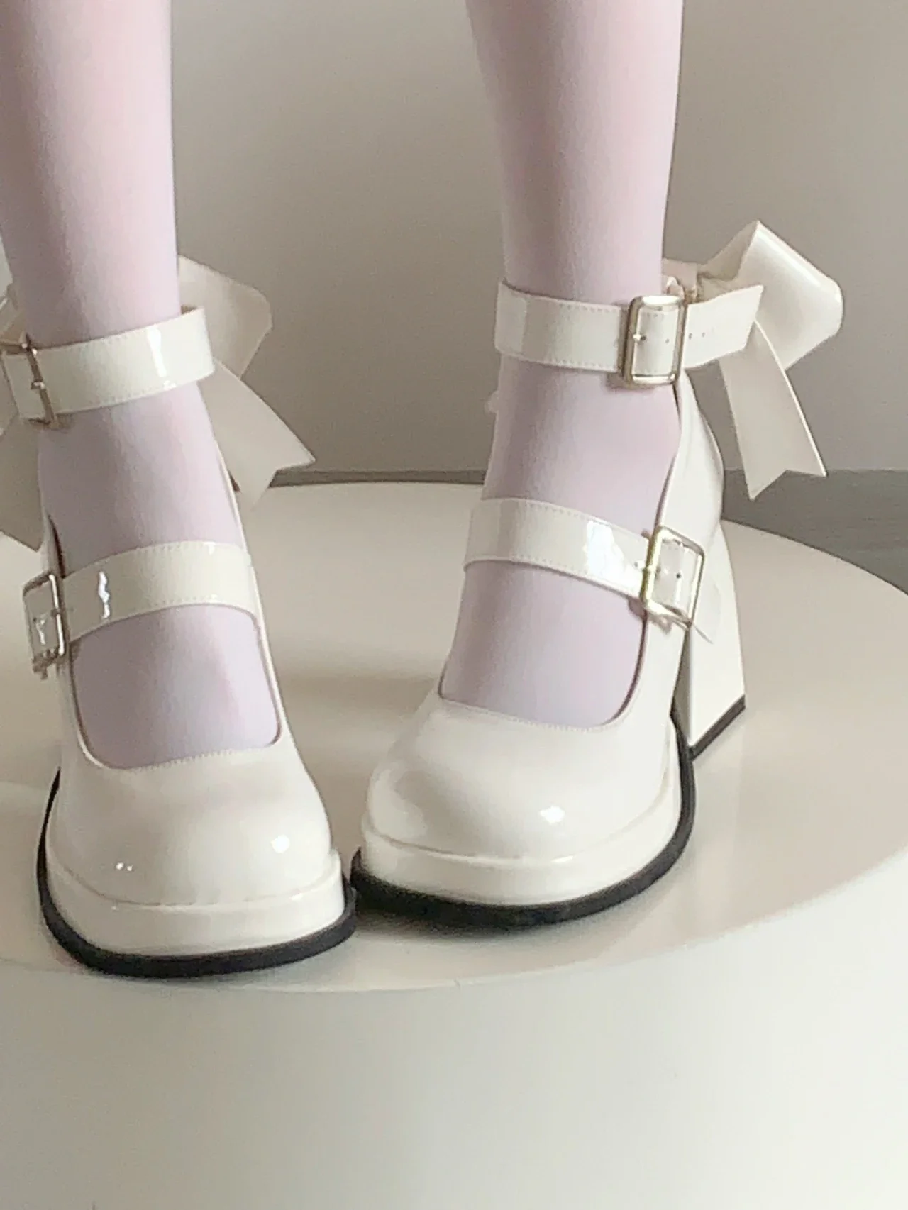 Lolita Shoes Pink Kawaii Shoes Leather Bow Platform Mary Jane Single Shoes Womens Sweet High Heels Japanese Original Pumps Lolita Shoes Pink Kawaii Shoes Leather Bow Platform Mary Jane Single Shoes Womens Sweet High Heels Japanese Original Pumps