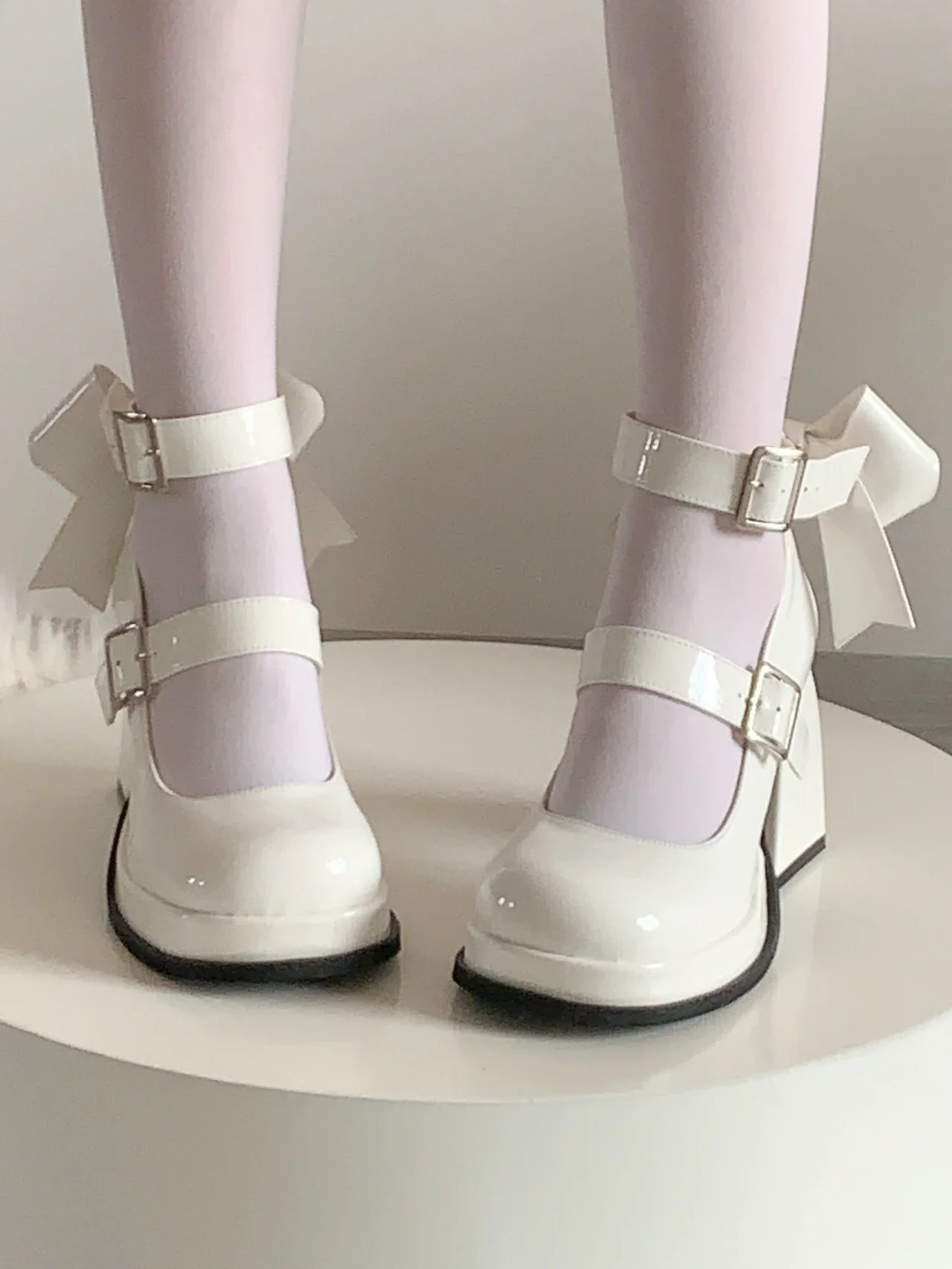 Lolita Shoes Pink Kawaii Shoes Leather Bow Platform Mary Jane Single Shoes Womens Sweet High Heels Japanese Original Pumps Lolita Shoes Pink Kawaii Shoes Leather Bow Platform Mary Jane Single Shoes Womens Sweet High Heels Japanese Original Pumps