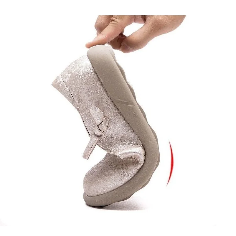 Mary Jane Flats Women’s Wide Toe Shoes Ladies Soft Loafers Split Leather Shallow Shoes Mom Nurse Flats Woman Moccasin Mary Jane Flats Women's Wide Toe Shoes Ladies Soft Loafers Split Leather Shallow Shoes Mom Nurse Flats Woman Moccasin