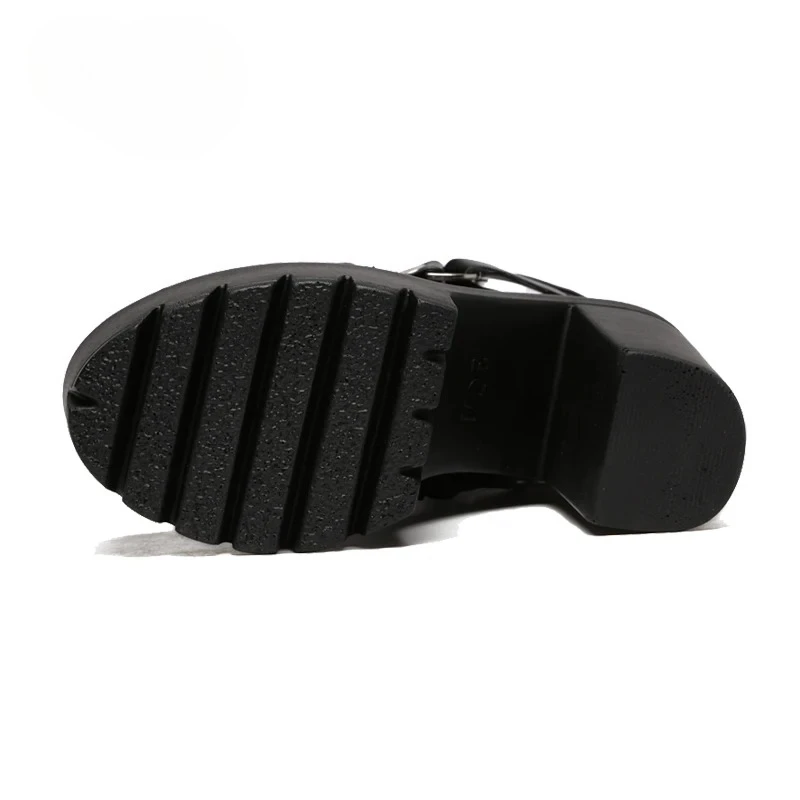 Fashion Black Boots Women Heel Spring Autumn Lace-up Soft Leather Platform Shoes Woman Party Ankle Boots High Heels Punk Fashion Black Boots Women Heel Spring Autumn Lace-up Soft Leather Platform Shoes Woman Party Ankle Boots High Heels Punk