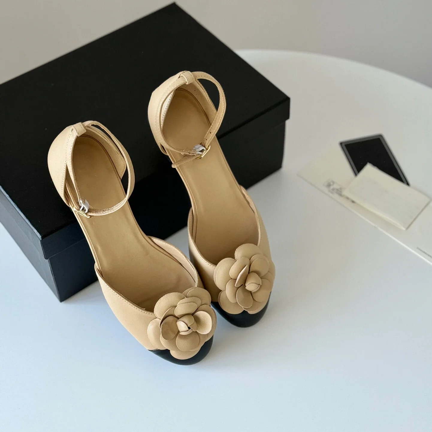 Hot Sale Spring Shoes for Women Genuine Leather Pumps Casual Flats Mixed Colors Sandals Designer Shoes