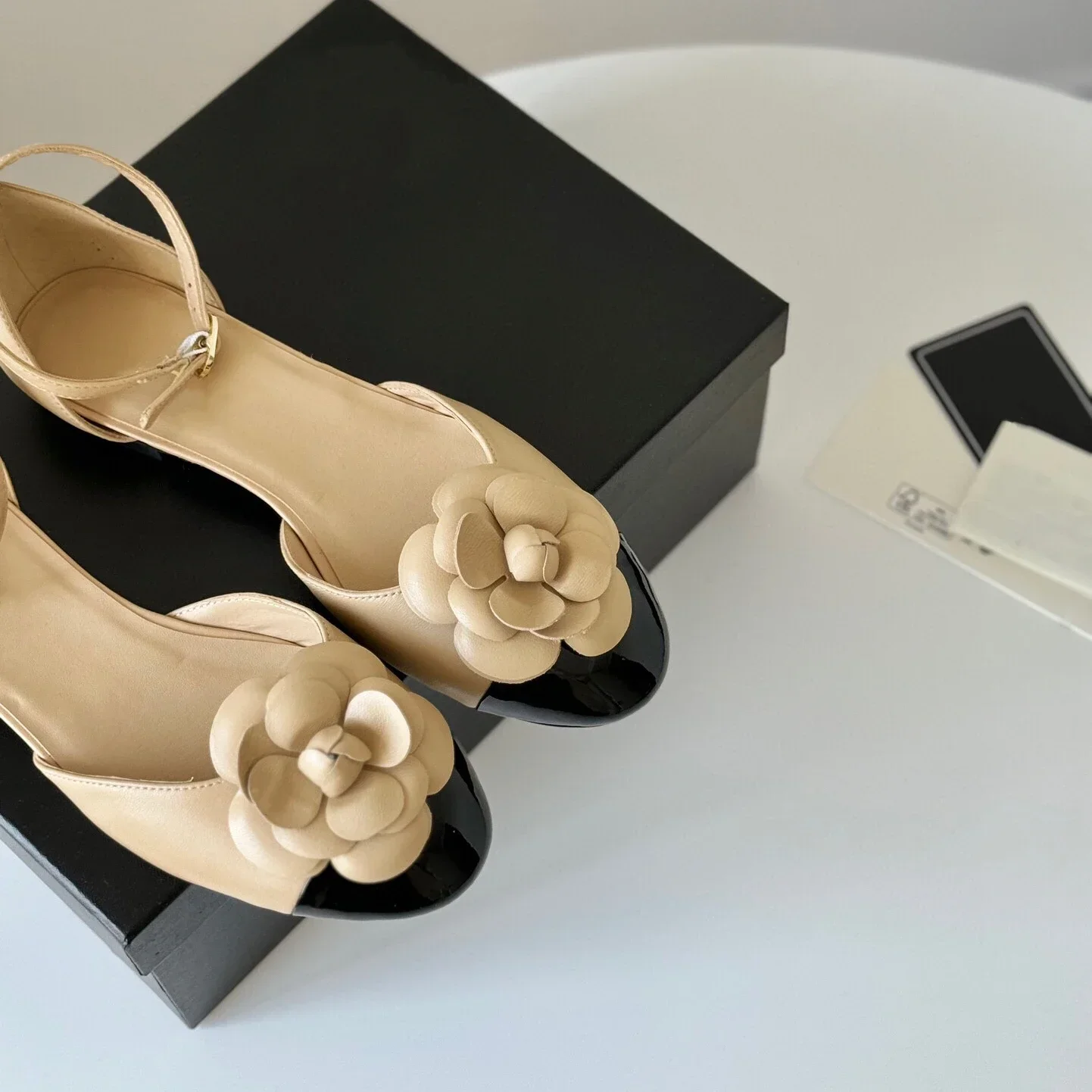 Hot Sale Spring Shoes for Women Genuine Leather Pumps Casual Flats Mixed Colors Sandals Designer Shoes