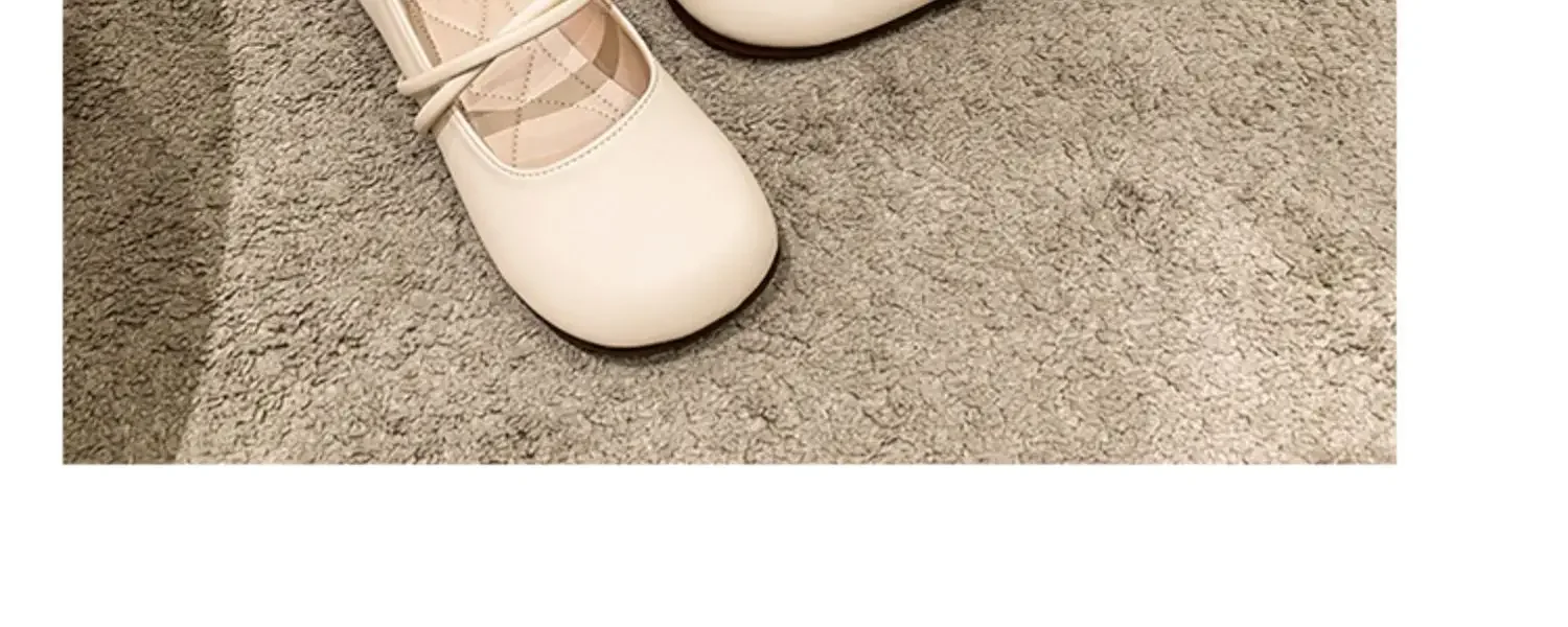 Shoes Woman Casual Female Sneakers Soft All-Match Shallow Mouth Flats Round Toe New Moccasin Grandma Summer Dress Mary Jane