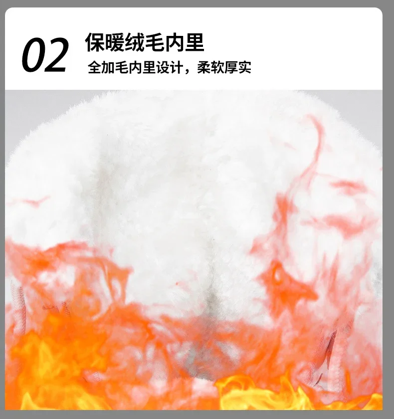 Winter Women's Snow Boots High Top Plus Velvet Women's Cotton Shoes Outdoor Warm Casual Shoes Comfortable Non-slip Hiking Boots