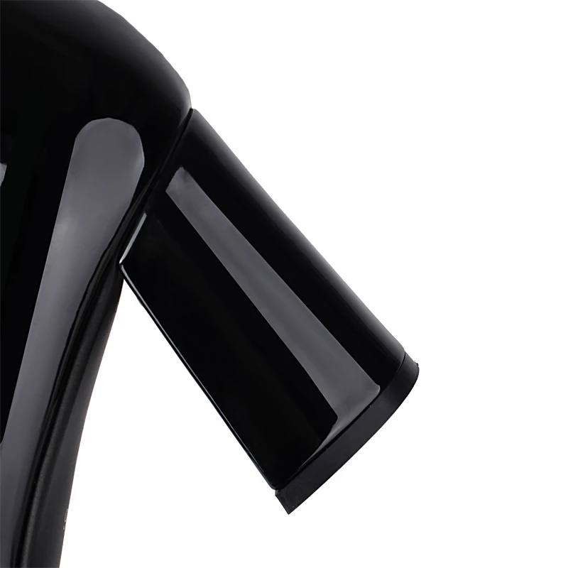 Women's Knee High Boots Leather Sexy Zipper Winter Shoes Black Gold Red Heeled Long Chelsea Boot Ladies Large Size Women's Knee High Boots Leather Sexy Zipper Winter Shoes Black Gold Red Heeled Long Chelsea Boot Ladies Large Size