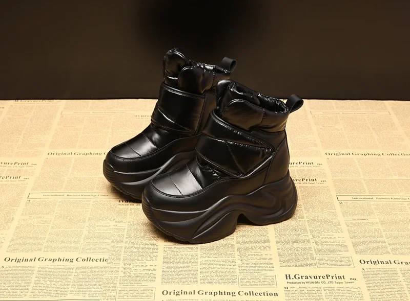 New Ankle Boots Winter Women's Shoes Waterproof Fashion Snow Boots Thick Soles Warm Comfortable Women's Platform Boots