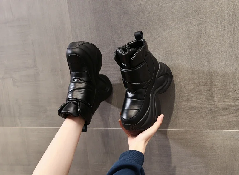 New Ankle Boots Winter Women's Shoes Waterproof Fashion Snow Boots Thick Soles Warm Comfortable Women's Platform Boots