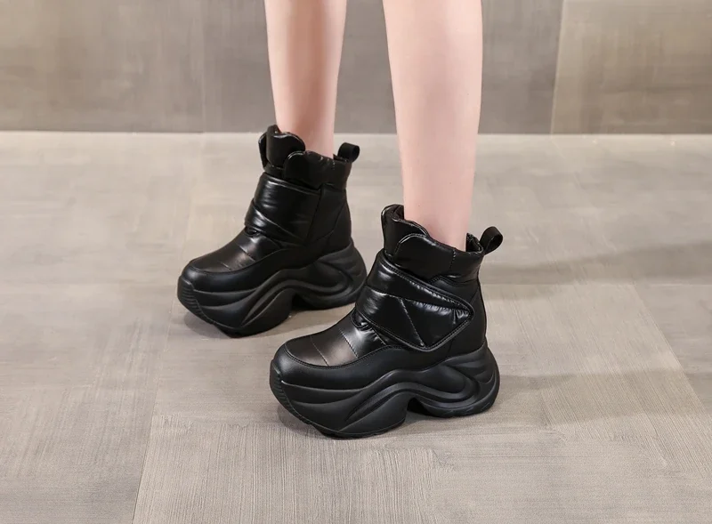 New Ankle Boots Winter Women's Shoes Waterproof Fashion Snow Boots Thick Soles Warm Comfortable Women's Platform Boots