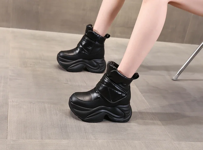 New Ankle Boots Winter Women's Shoes Waterproof Fashion Snow Boots Thick Soles Warm Comfortable Women's Platform Boots