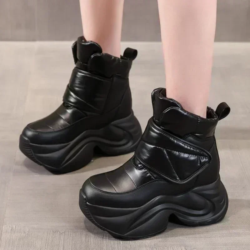New Ankle Boots Winter Women's Shoes Waterproof Fashion Snow Boots Thick Soles Warm Comfortable Women's Platform Boots