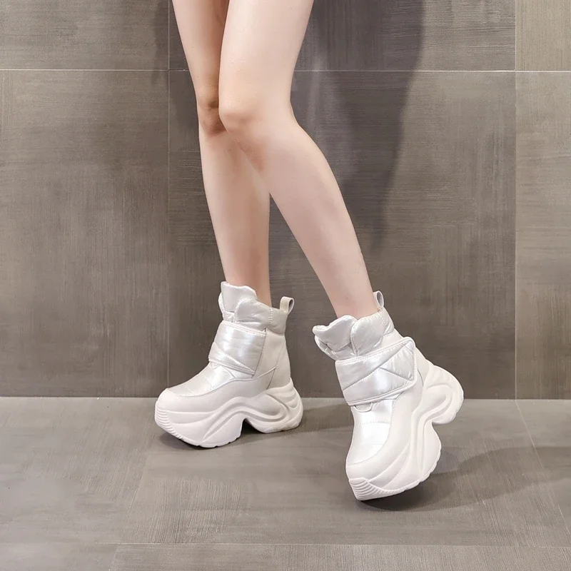 New Ankle Boots Winter Women's Shoes Waterproof Fashion Snow Boots Thick Soles Warm Comfortable Women's Platform Boots