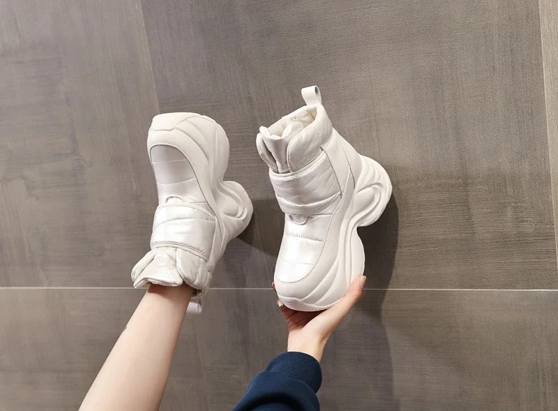 New Ankle Boots Winter Women's Shoes Waterproof Fashion Snow Boots Thick Soles Warm Comfortable Women's Platform Boots