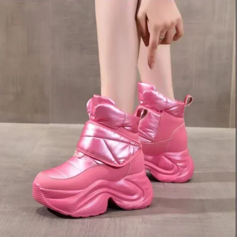 New Ankle Boots Winter Women's Shoes Waterproof Fashion Snow Boots Thick Soles Warm Comfortable Women's Platform Boots