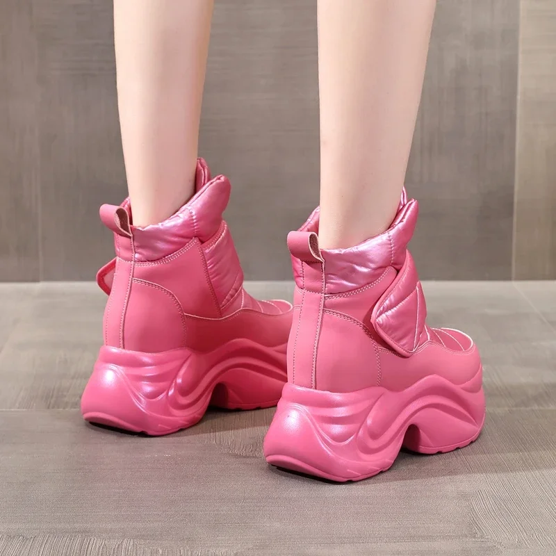 New Ankle Boots Winter Women's Shoes Waterproof Fashion Snow Boots Thick Soles Warm Comfortable Women's Platform Boots