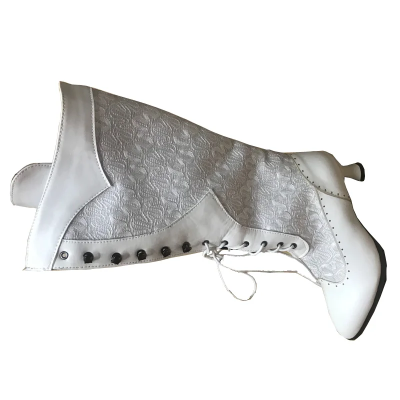 Retro Women Boots Autumn Winter Sexy Shoes Woman Lace-up Pointed Toe Low Heels Mid-calf Boots for Women Custom 34-43