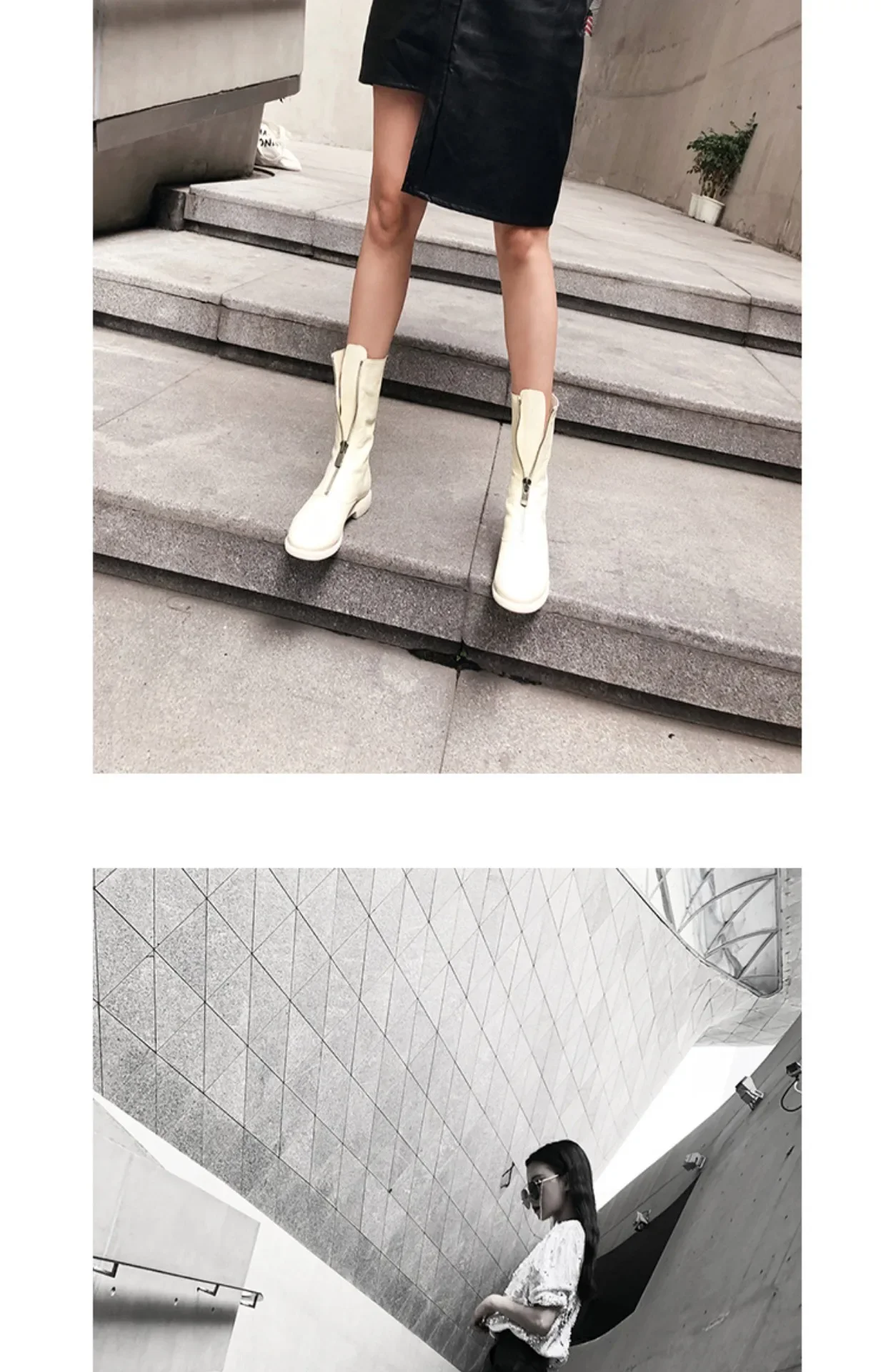 Retro Boots Women's Round Toe Mid-Calf Ort Boot Winter Warm Low Heel Rubber Outsole Leather Retro Boots Women's Round Toe Mid-Calf Ort Boot Winter Warm Low Heel Rubber Outsole Leather