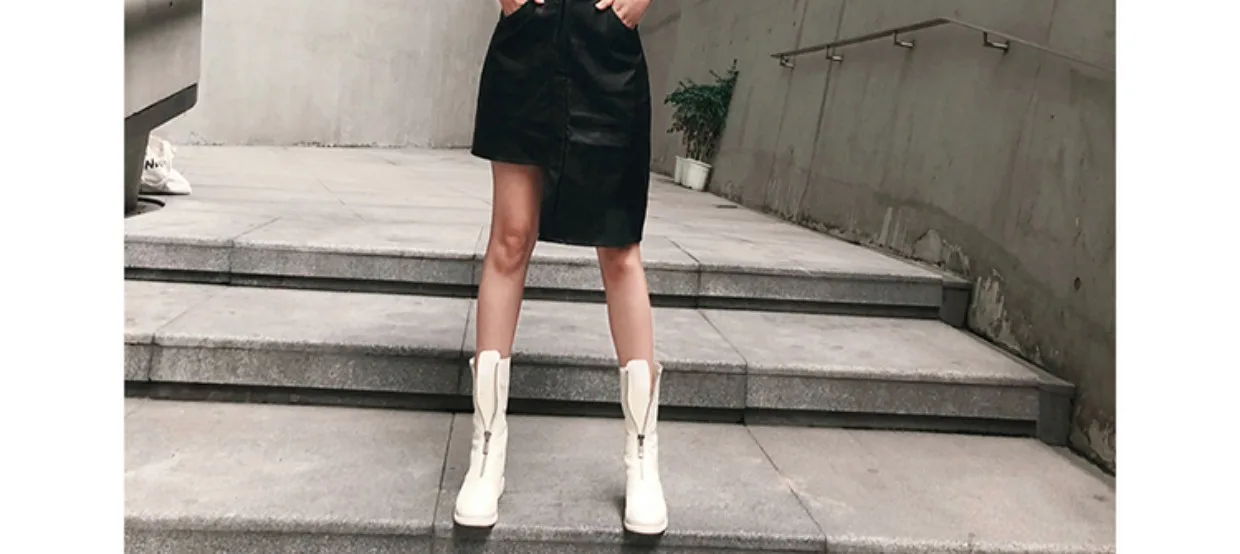 Retro Boots Women's Round Toe Mid-Calf Ort Boot Winter Warm Low Heel Rubber Outsole Leather Retro Boots Women's Round Toe Mid-Calf Ort Boot Winter Warm Low Heel Rubber Outsole Leather