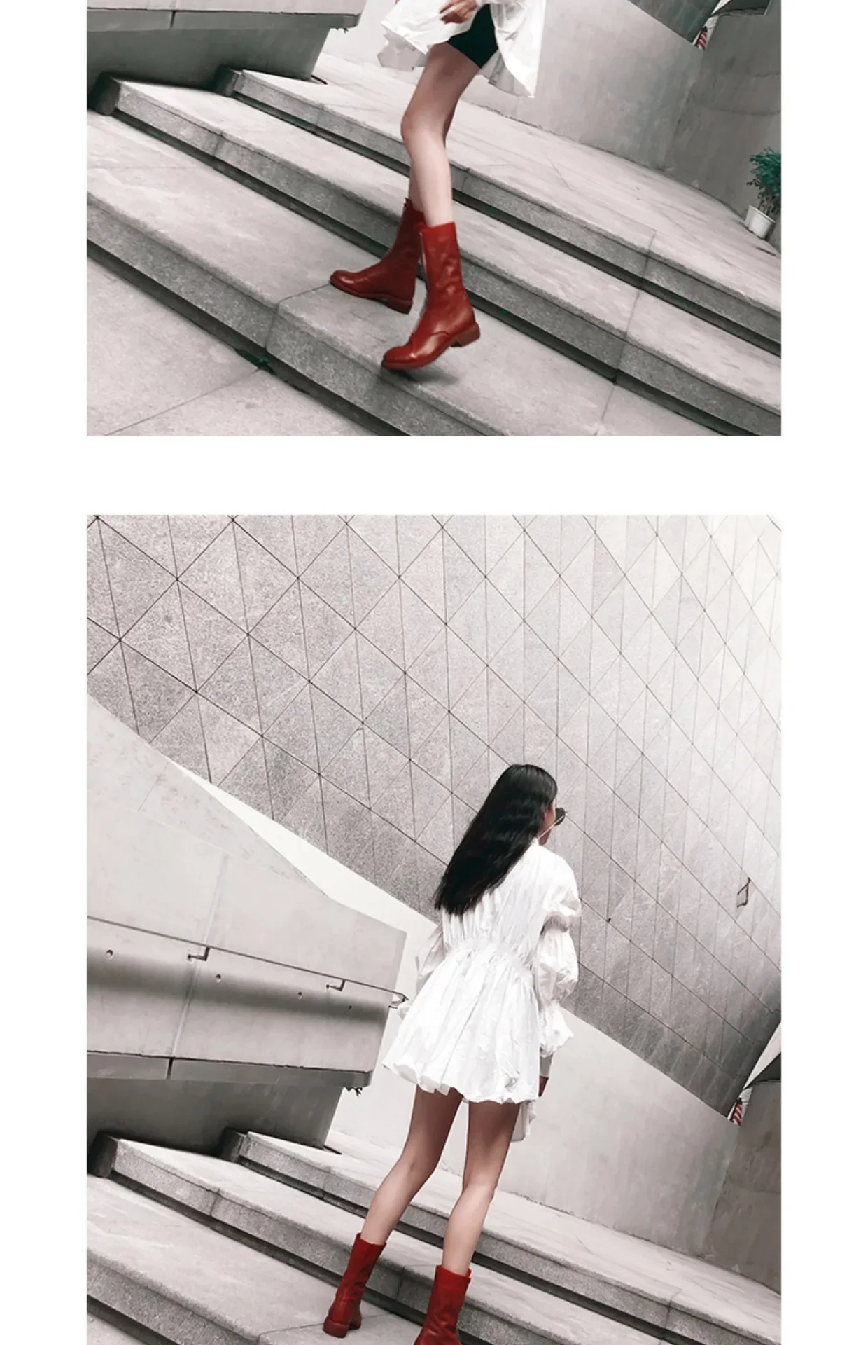 Retro Boots Women's Round Toe Mid-Calf Ort Boot Winter Warm Low Heel Rubber Outsole Leather Retro Boots Women's Round Toe Mid-Calf Ort Boot Winter Warm Low Heel Rubber Outsole Leather