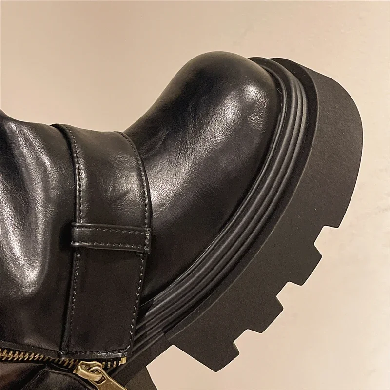 Women's Boots 2025 New Style Retro High Western Boots for Autumn and Winter Fashion Versatile Female Knight Boots Women's Boots 2025 New Style Retro High Western Boots for Autumn and Winter Fashion Versatile Female Knight Boots