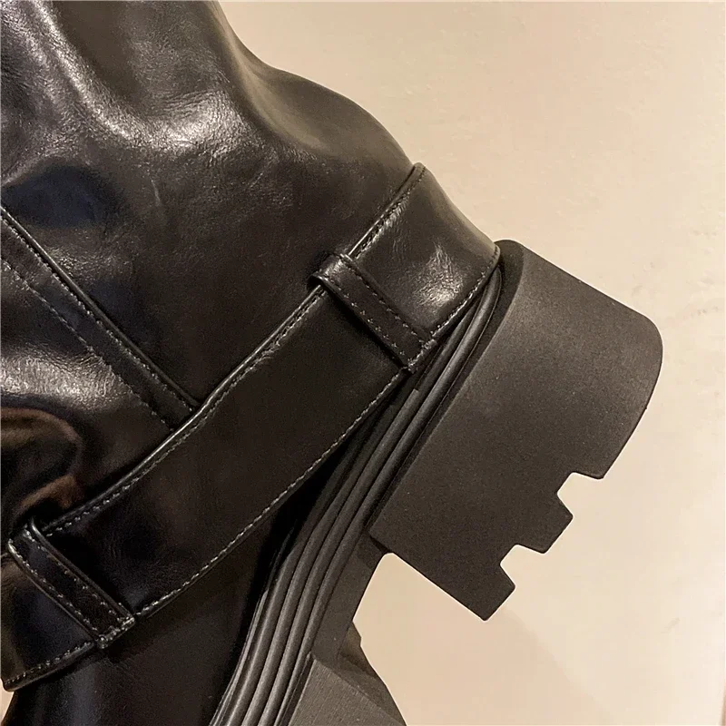 Women's Boots 2025 New Style Retro High Western Boots for Autumn and Winter Fashion Versatile Female Knight Boots Women's Boots 2025 New Style Retro High Western Boots for Autumn and Winter Fashion Versatile Female Knight Boots