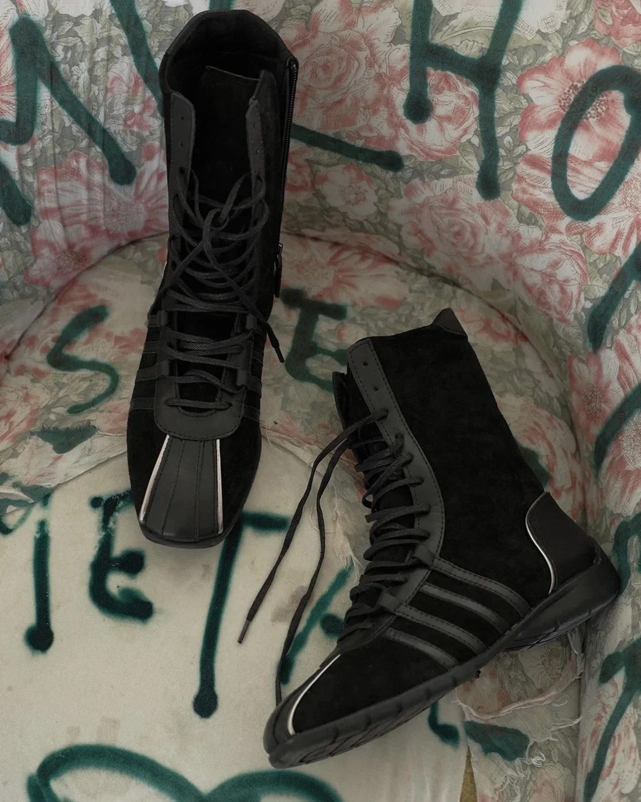 Retro Knight Boots Women's 2025 Spring Autumn Genuine Leather Lace-Up Western ort Boots Thi Bot Color Blo