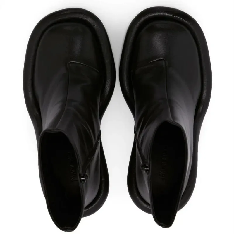 New Fashion Stiletto Heel Retro European and American Brand Side Zipper Denim Short Boots Platform Shoes Shoes for Women New Fashion Stiletto Heel Retro European and American Brand Side Zipper Denim Short Boots Platform Shoes Shoes for Women