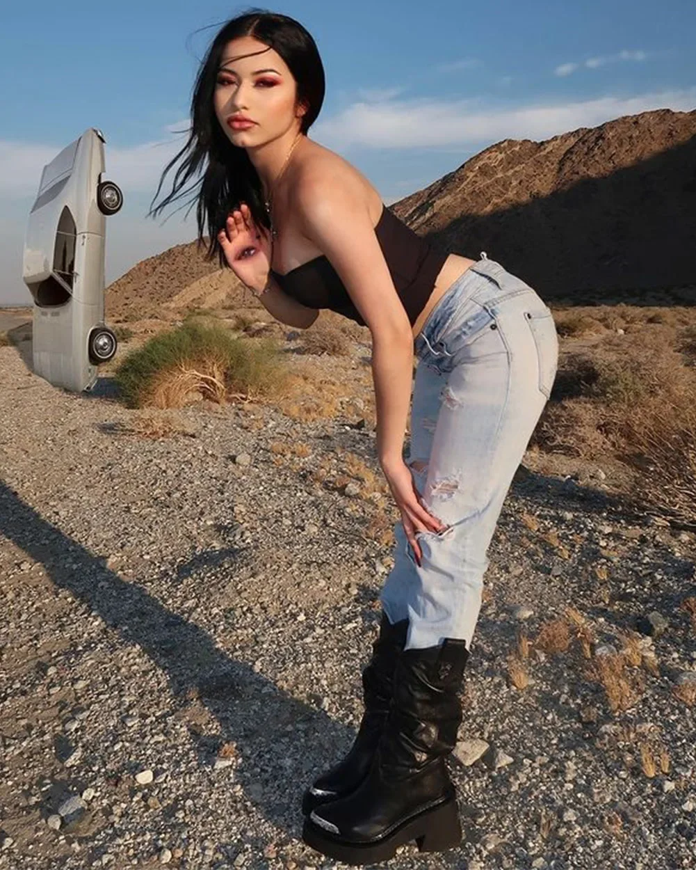 Luxury Brand Motorcycle Women's Calf Boots Platform Chunky High Heels Goth Metal Punk Shoes For Women Winter Comfy Design Boots Luxury Brand Motorcycle Women's Calf Boots Platform Chunky High Heels Goth Metal Punk Shoes For Women Winter Comfy Design Boots