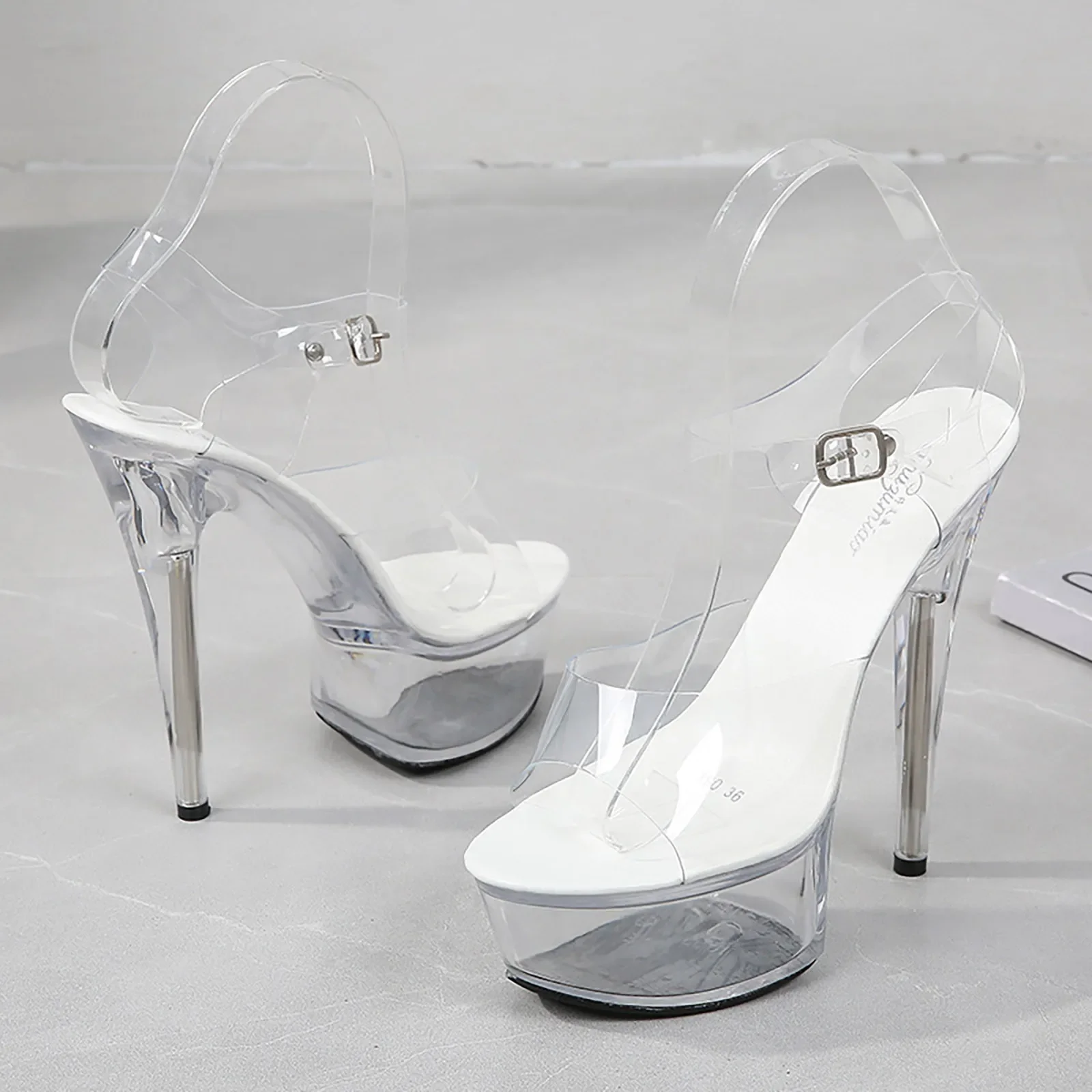 Women Slippers Fashion Female Models Station Catwalk Show Sexy Crystal Transparent Shoes Summer 11cm Thin High Heels Sandals Women Slippers Fashion Female Models Station Catwalk Show Sexy Crystal Transparent Shoes Summer 11cm Thin High Heels Sandals