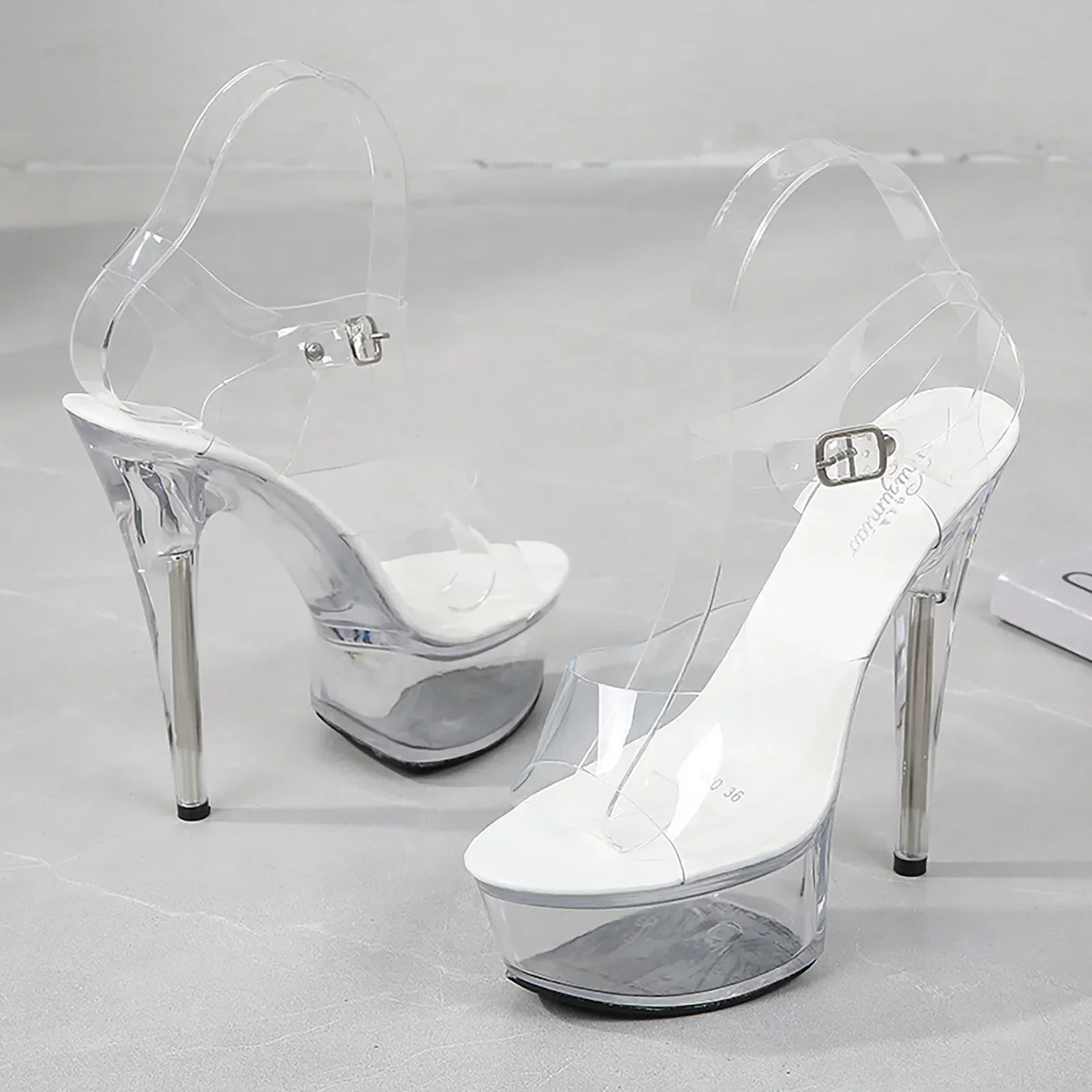 Women Slippers Fashion Female Models Station Catwalk Show Sexy Crystal Transparent Shoes Summer 11cm Thin High Heels Sandals Women Slippers Fashion Female Models Station Catwalk Show Sexy Crystal Transparent Shoes Summer 11cm Thin High Heels Sandals