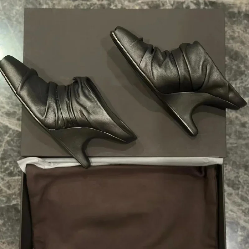 Novelty Square Peep Toe Strange Heel Mules Designer High Heel Summer Outdoor High Heeled Women All Match Sexy Pumps Single Shoes Novelty Square Peep Toe Strange Heel Mules Designer High Heel Summer Outdoor High Heeled Women All Match Sexy Pumps Single Shoes