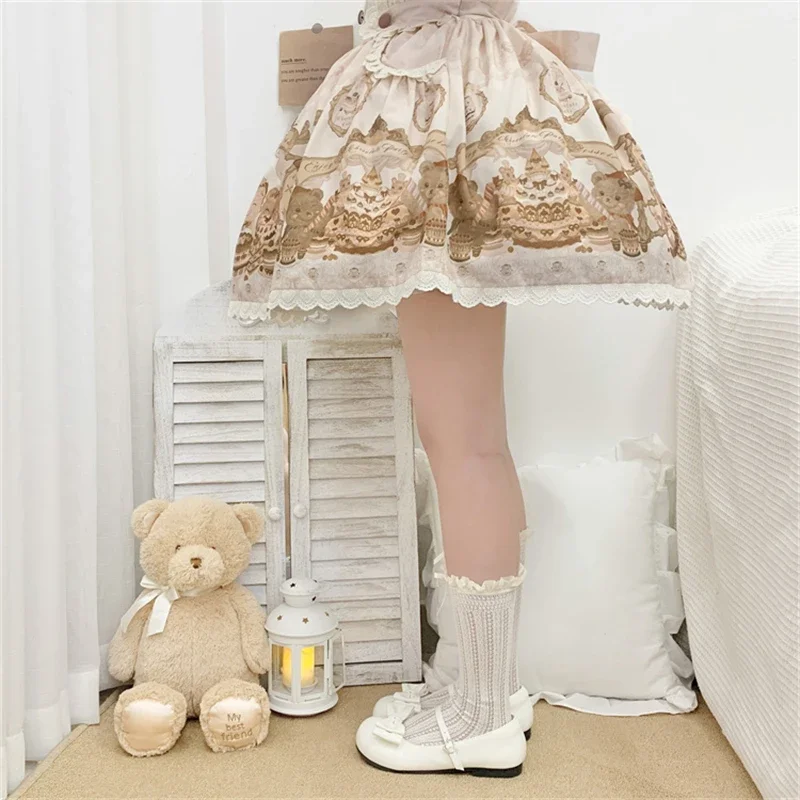 Sweet Cute Bow Low Heel 1cm Flats Round Head Shoes Lolitas for Girls Harajuku Jk Uniform Shoes