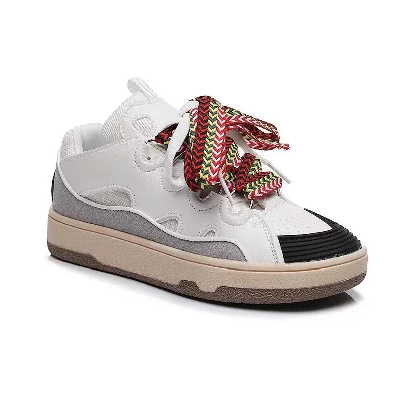 Retro Sports Shoes for Women All-match Whip Design Niche Sneakers Drop Ship