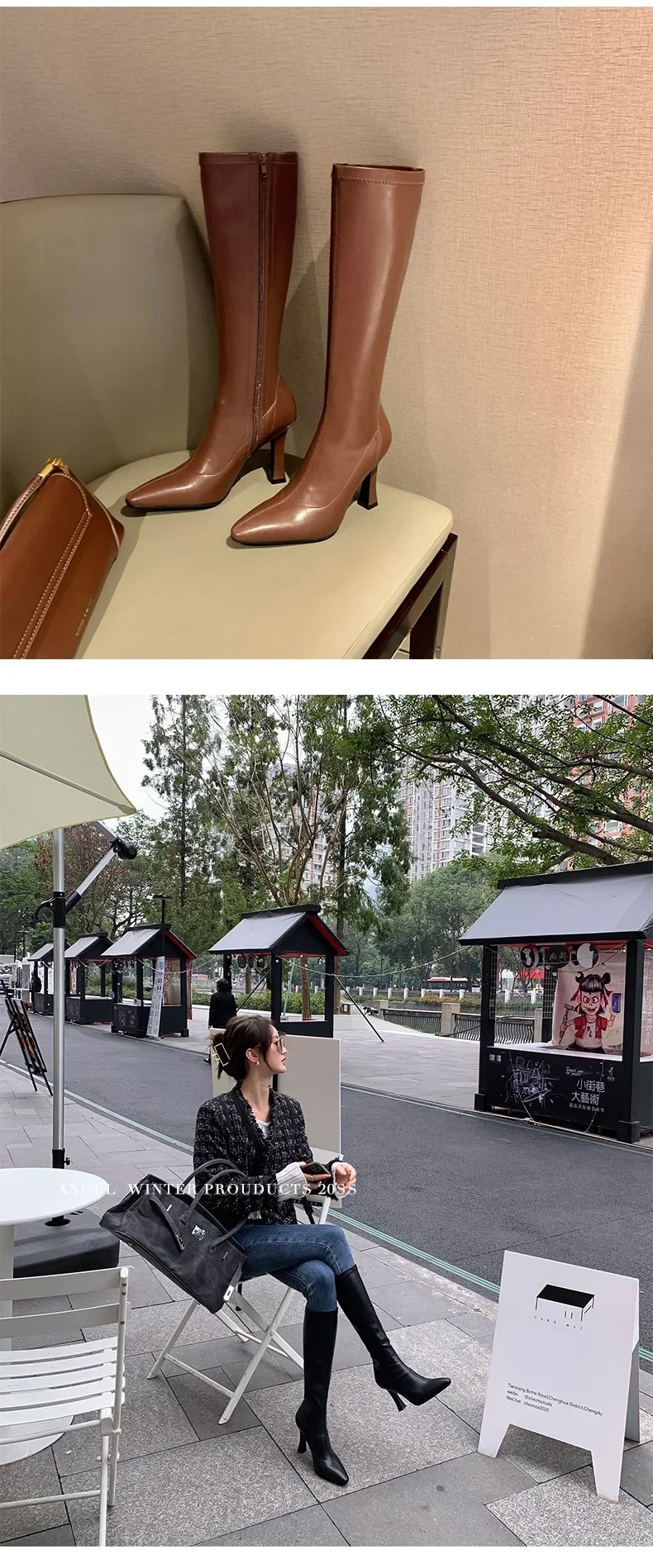 Women Boots High Heels Boots Sexy Knee High Boots Ladies Pointed Toe Side Zipper Shoes Autumn Fashion Knight Boot Women Boots High Heels Boots Sexy Knee High Boots Ladies Pointed Toe Side Zipper Shoes Autumn Fashion Knight Boot