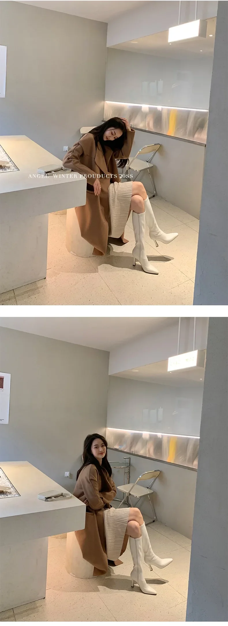 Women Boots High Heels Boots Sexy Knee High Boots Ladies Pointed Toe Side Zipper Shoes Autumn Fashion Knight Boot Women Boots High Heels Boots Sexy Knee High Boots Ladies Pointed Toe Side Zipper Shoes Autumn Fashion Knight Boot