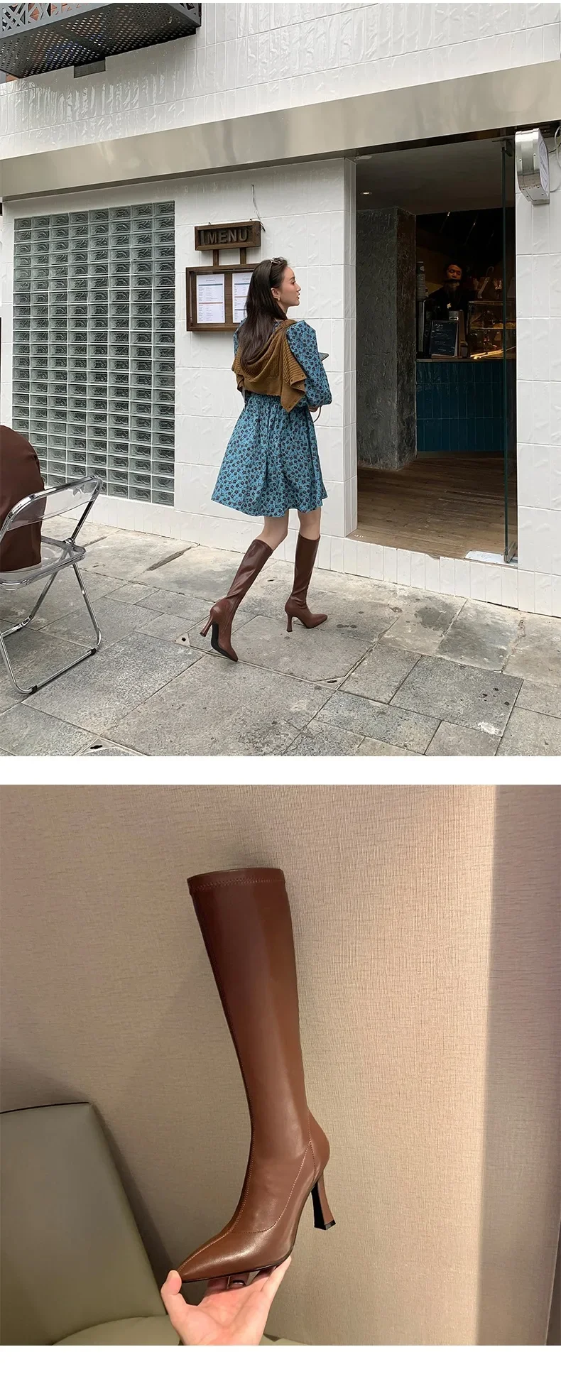 Women Boots High Heels Boots Sexy Knee High Boots Ladies Pointed Toe Side Zipper Shoes Autumn Fashion Knight Boot Women Boots High Heels Boots Sexy Knee High Boots Ladies Pointed Toe Side Zipper Shoes Autumn Fashion Knight Boot